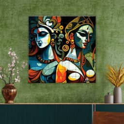 Arts Radha Krishna Abstract