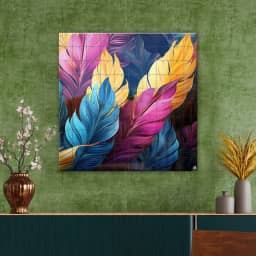 Nature inspired color leaves