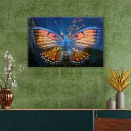 Realistic bright butterfly