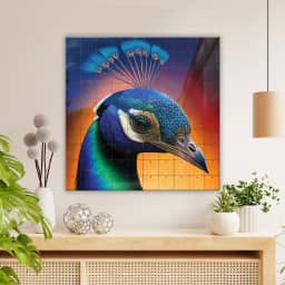 Peacock full color shine