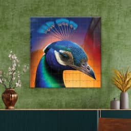 Peacock full color shine