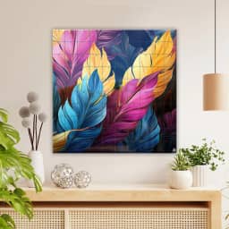 Nature inspired color leaves