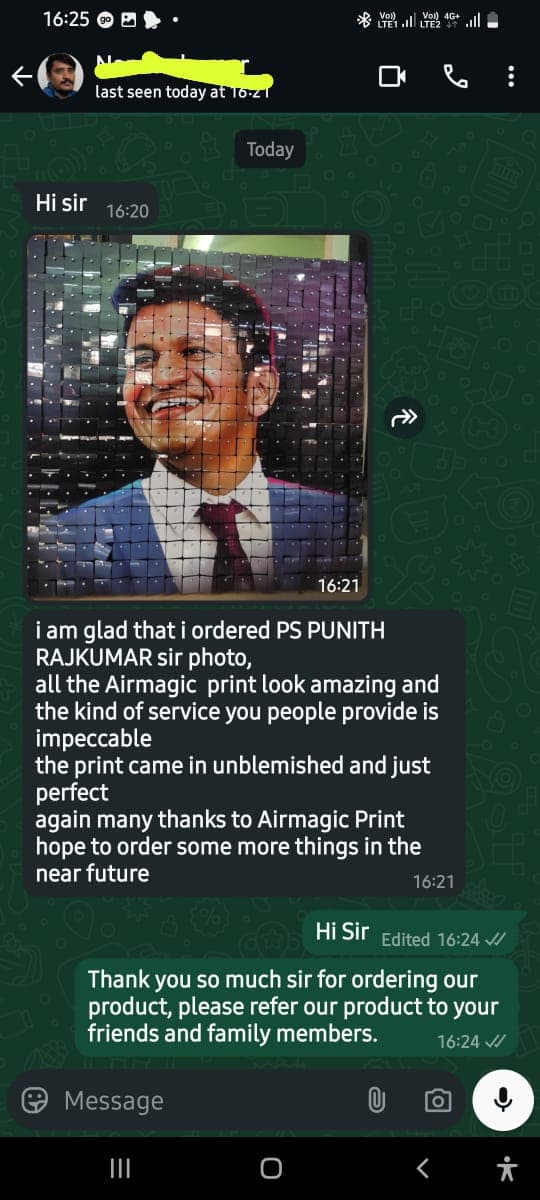 Customer Testimonial